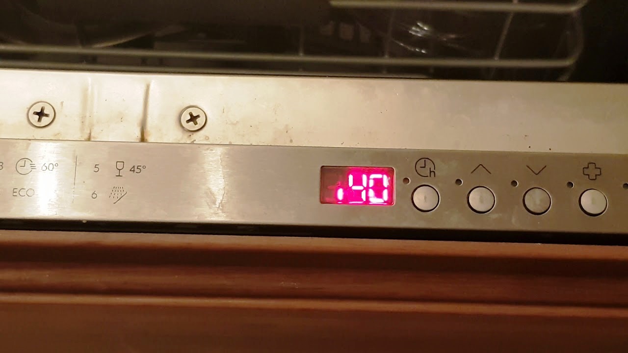 Ошибка i30 в посудомоечной машине Electrolux